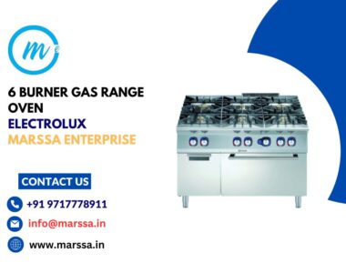 6-BURNER GAS RANGE+OVEN+CUPBOARD 1200 MM Electrolux Marssa Enterprise Goa Panjim Varca