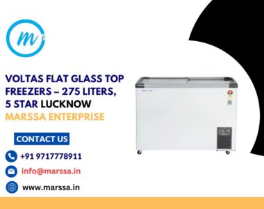 Voltas Flat Glass Top Freezers – 275 Liters, 5 Star Lucknow Marssa Enterprise