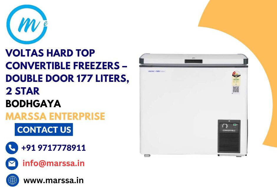 Voltas Hard Top Convertible Freezers – Double Door 177 Liters, 2 Star Bodhgaya Marssa Enterprise