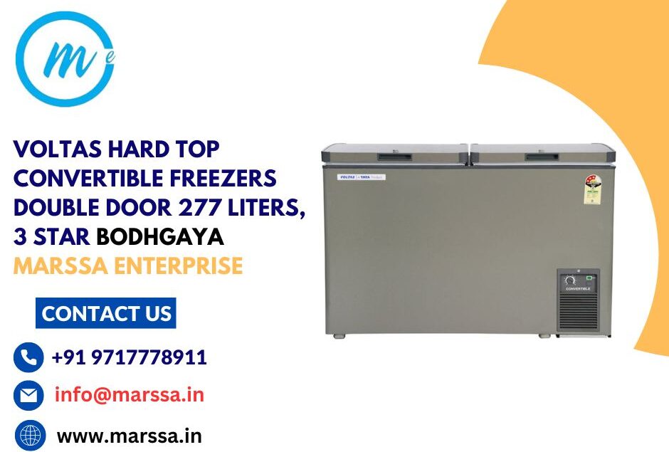 Voltas Hard Top Convertible Freezers – Double Door 277 Liters, 3 Star Bodhgaya Marssa Enterprise