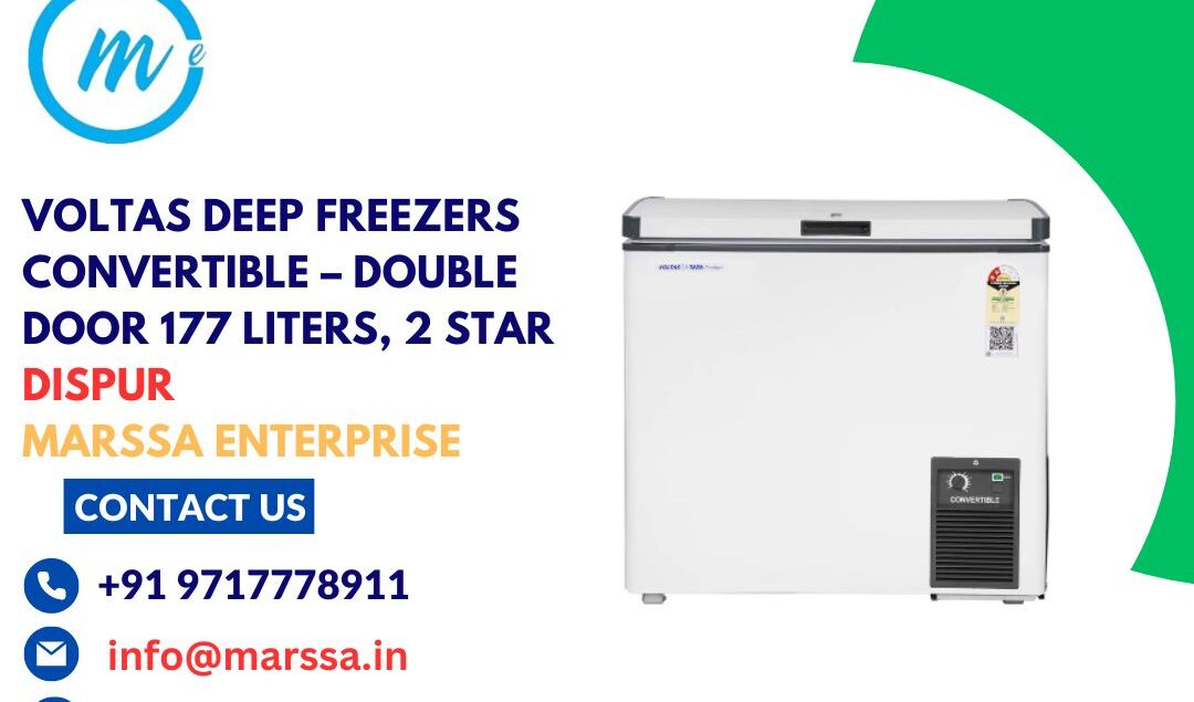 Voltas Deep Freezers Convertible – Double Door 177 Liters, 2 Star Dispur Marssa Enterprise