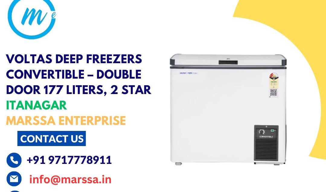 Voltas Deep Freezers Convertible – Double Door 177 Liters, 2 Star Itanagar Marssa Enterprise