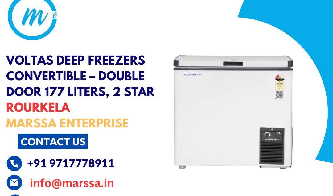 Voltas Deep Freezers Convertible – Double Door 177 Liters, 2 Star Rourkela Marssa Enterprise