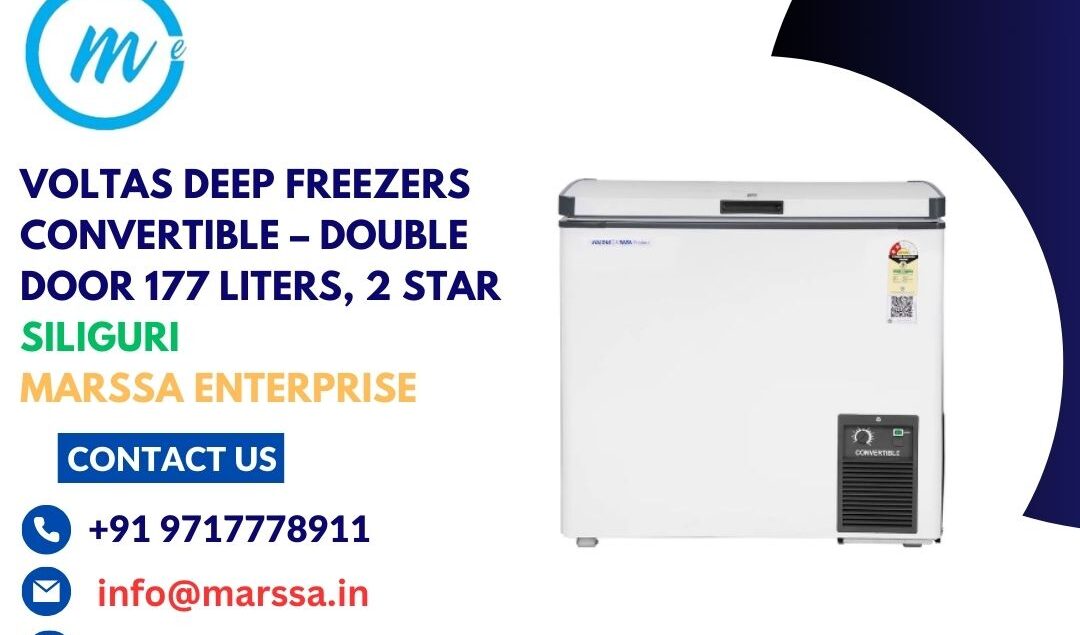 Voltas Deep Freezers Convertible – Double Door 177 Liters, 2 Star Siliguri Marssa Enterprise