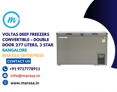 Voltas Deep Freezers Convertible – Double Door 277 Liters, 3 Star Bangalore Marssa Enterprise