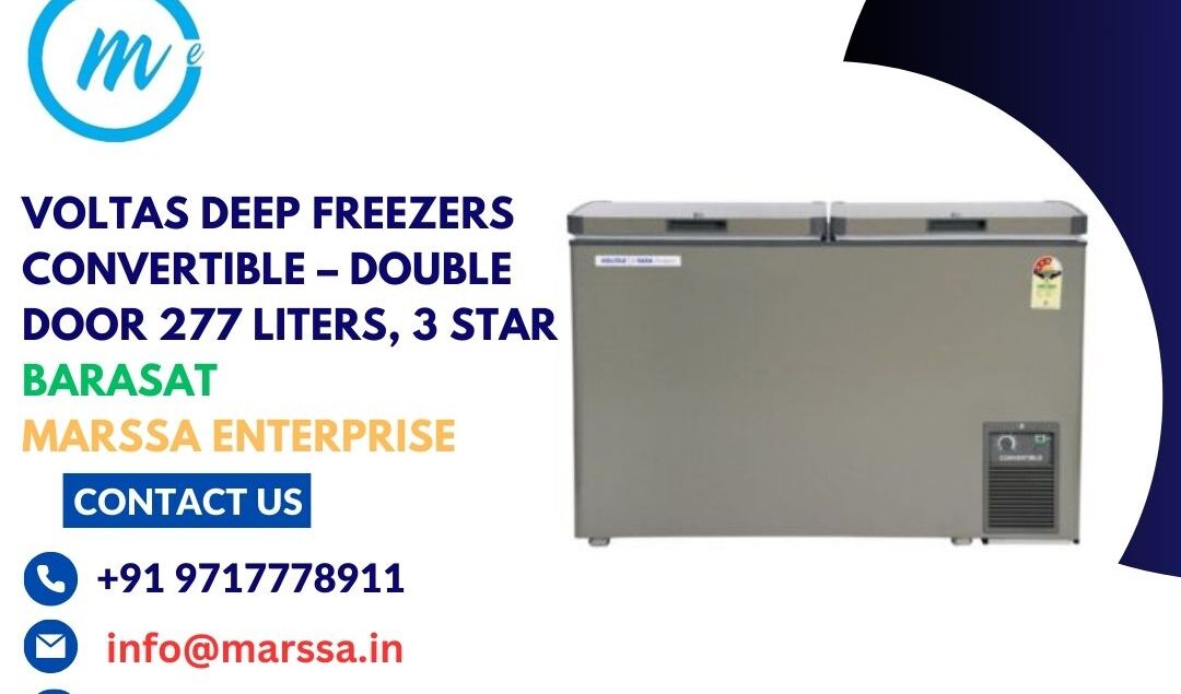 Voltas Deep Freezers Convertible – Double Door 277 Liters, 3 Star Barasat Marssa Enterprise