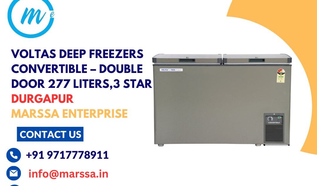 Voltas Deep Freezers Convertible – Double Door 277 Liters, 3 Star Durgapur Marssa Enterprise