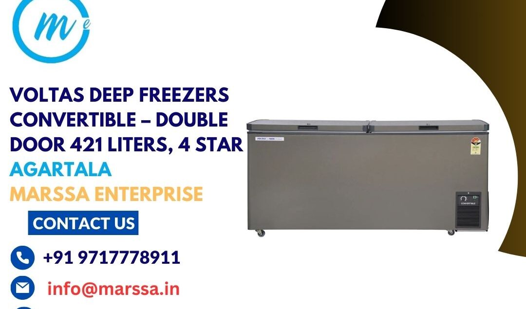 Voltas Deep Freezers Convertible – Double Door 421 Liters, 4 Star Agartala Marssa Enterprise