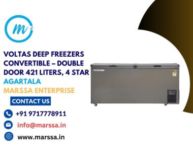 Voltas Deep Freezers Convertible – Double Door 421 Liters, 4 Star Agartala Marssa Enterprise