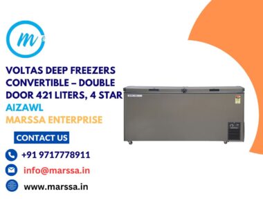 Voltas Deep Freezers Convertible – Double Door 421 Liters, 4 Star Aizawl Marssa Enterprise