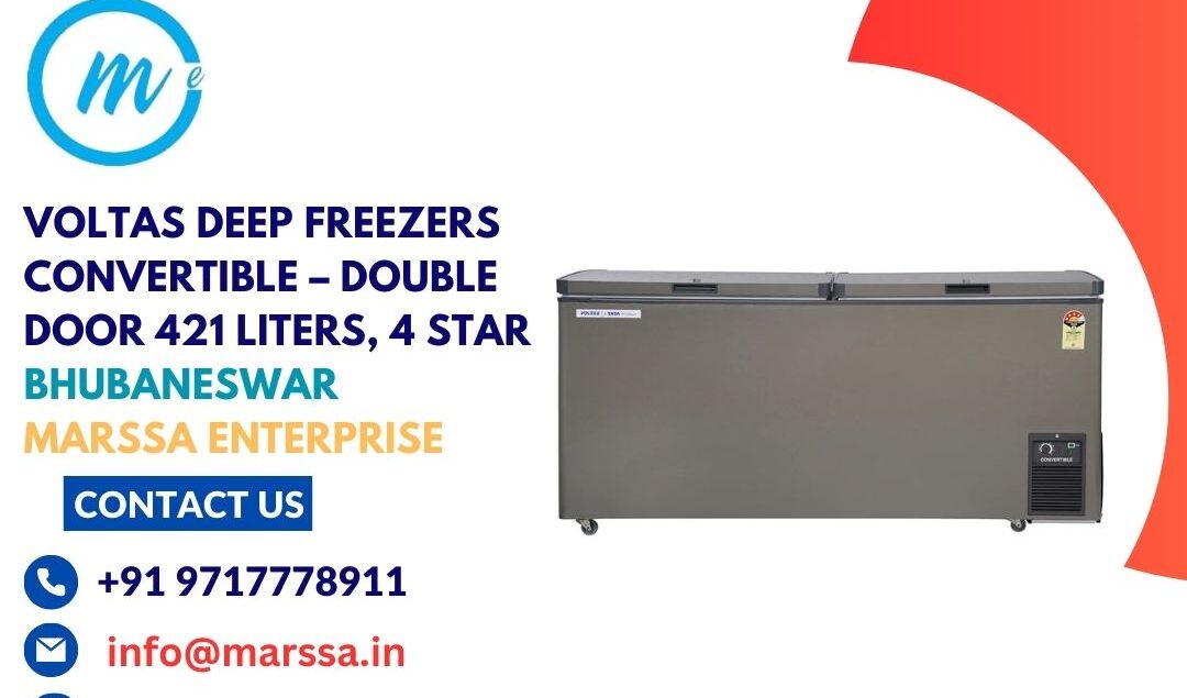 Voltas Deep Freezers Convertible – Double Door 421 Liters, 4 Star Bhubaneswar Marssa Enterprise