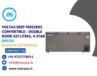 Voltas Deep Freezers Convertible – Double Door 421 Liters, 4 Star Malda Marssa Enterprise