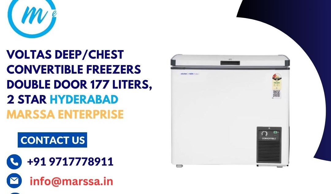 Voltas Deep/Chest Convertible Freezers Double Door 177 Liters, 2 Star Hyderabad Marssa Enterprise