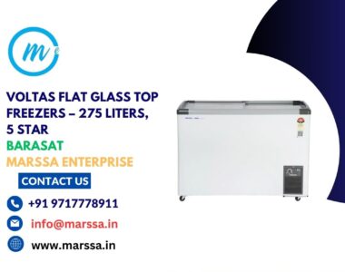 Voltas Flat Glass Top Freezers – 275 Liters, 5 Star Barasat Marssa Enterprise