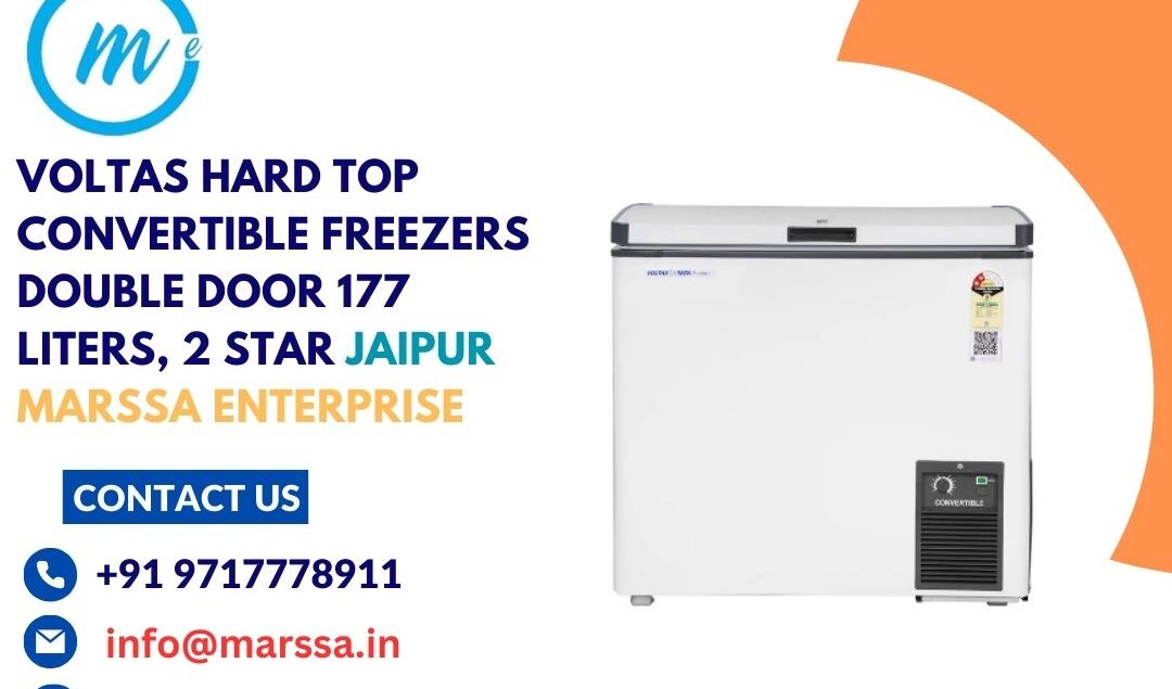 Voltas Hard Top Convertible Freezers Double Door 177 Liters, 2 Star Jaipur Marssa Enterprise