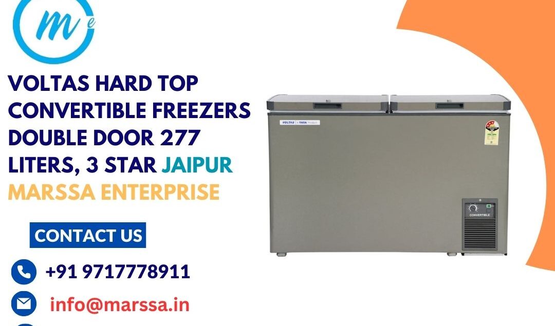 Voltas Hard Top Convertible Freezers Double Door 277 Liters, 3 Star Jaipur Marssa Enterprise