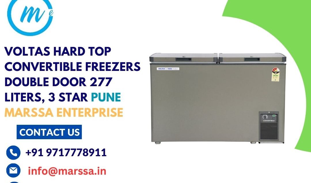 Voltas Hard Top Convertible Freezers Double Door 277 Liters, 3 Star Pune Marssa Enterprise