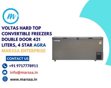 Voltas Hard Top Convertible Freezers Double Door 421 Liters, 4 Star Agra Marssa Enterprise