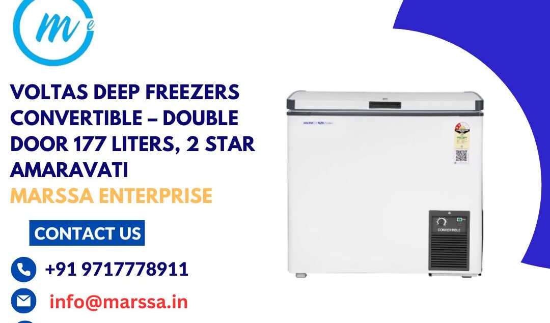 Voltas Deep Freezers Convertible – Double Door 177 Liters, 2 Star Amaravati Marssa Enterprise