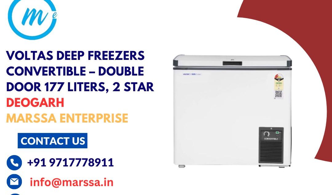 Voltas Deep Freezers Convertible – Double Door 177 Liters, 2 Star Deogarh Marssa Enterprise