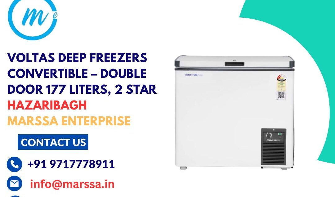 Voltas Deep Freezers Convertible – Double Door 177 Liters, 2 Star Hazaribagh Marssa Enterprise