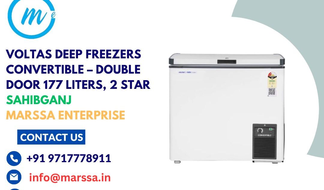 Voltas Deep Freezers Convertible – Double Door 177 Liters, 2 Star Sahibganj Marssa Enterprise