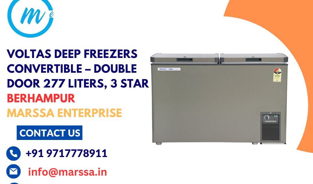 Voltas Deep Freezers Convertible – Double Door 277 Liters, 3 Star Berhampur Marssa Enterprise