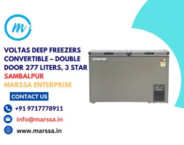 Voltas Deep Freezers Convertible – Double Door 277 Liters, 3 Star Sambalpur Marssa Enterprise