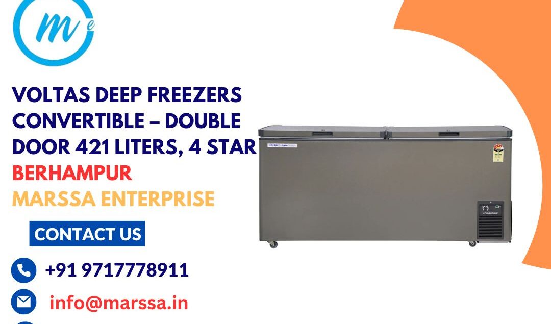 Voltas Deep Freezers Convertible – Double Door 421 Liters, 4 Star Berhampur Marssa Enterprise