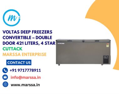 Voltas Deep Freezers Convertible – Double Door 421 Liters, 4 Star Cuttack Marssa Enterprise