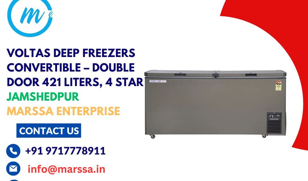 Voltas Deep Freezers Convertible – Double Door 421 Liters, 4 Star Jamshedpur Marssa Enterprise