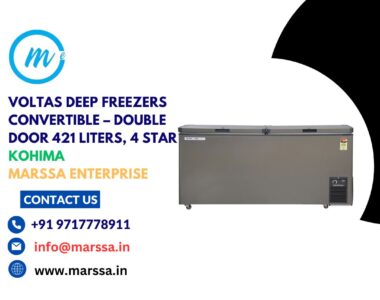 Voltas Deep Freezers Convertible – Double Door 421 Liters, 4 Star Kohima Marssa Enterprise