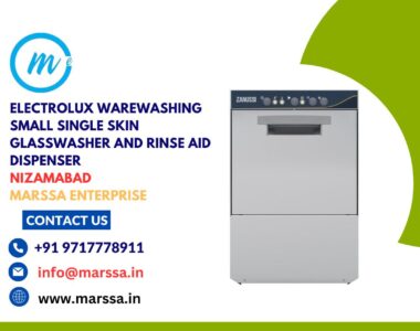 Electrolux Warewashing Small Single Skin Glasswasher and rinse aid dispenser Nizamabad Marssa Enterprise