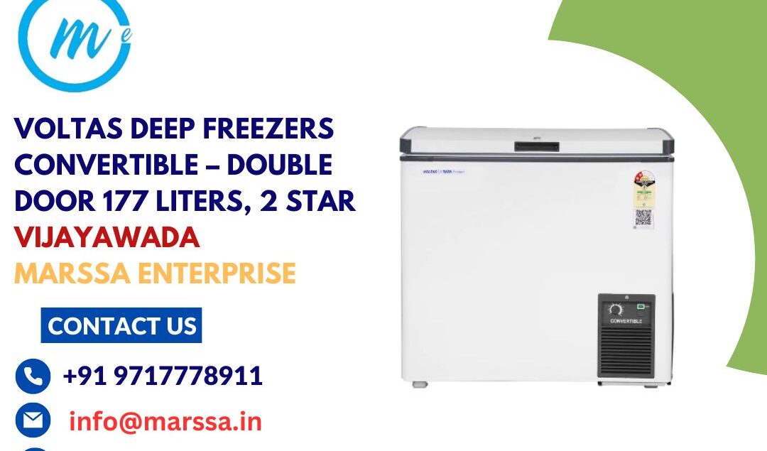 Voltas Deep Freezers Convertible – Double Door 177 Liters, 2 Star Vijayawada Marssa Enterprise