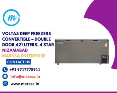 Voltas Deep Freezers Convertible – Double Door 421 Liters, 4 Star Nizamabad Marssa Enterprise