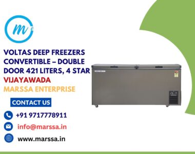 Voltas Deep Freezers Convertible – Double Door 421 Liters, 4 Star Vijayawada Marssa Enterprise