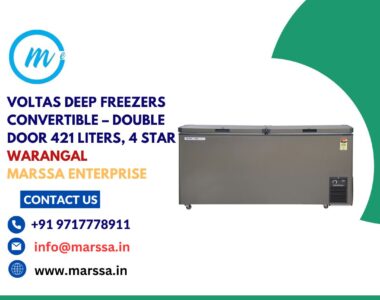 Voltas Deep Freezers Convertible – Double Door 421 Liters, 4 Star Warangal Marssa Enterprise