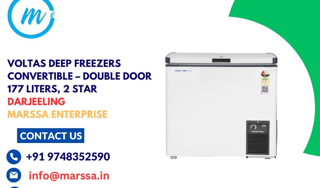 Voltas Deep Freezers Convertible – Double Door 177 Liters, 2 Star Darjeeling Marssa Enterprise