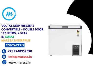 Voltas Deep Freezers Convertible – Double Door 177 Liters, 2 Star in Surat Marssa Enterprise