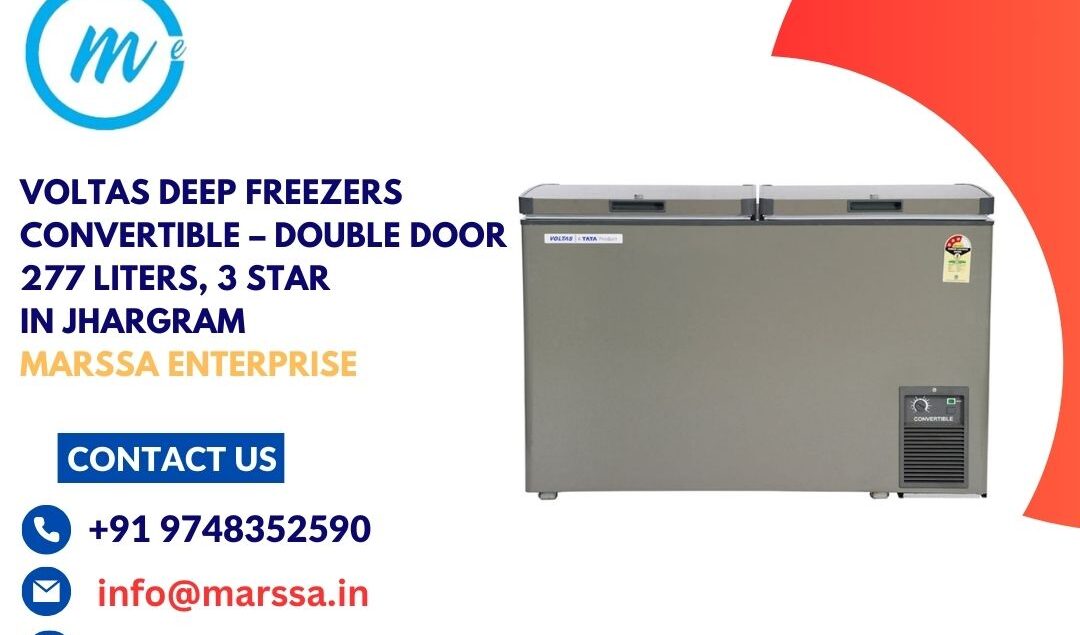 Voltas Deep Freezers Convertible – Double Door 277 Liters, 3 Star in Jhargram Marssa Enterprise