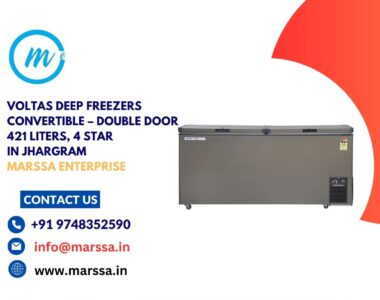 Voltas Deep Freezers Convertible – Double Door 421 Liters, 4 Star in Jhargram Marssa Enterprise