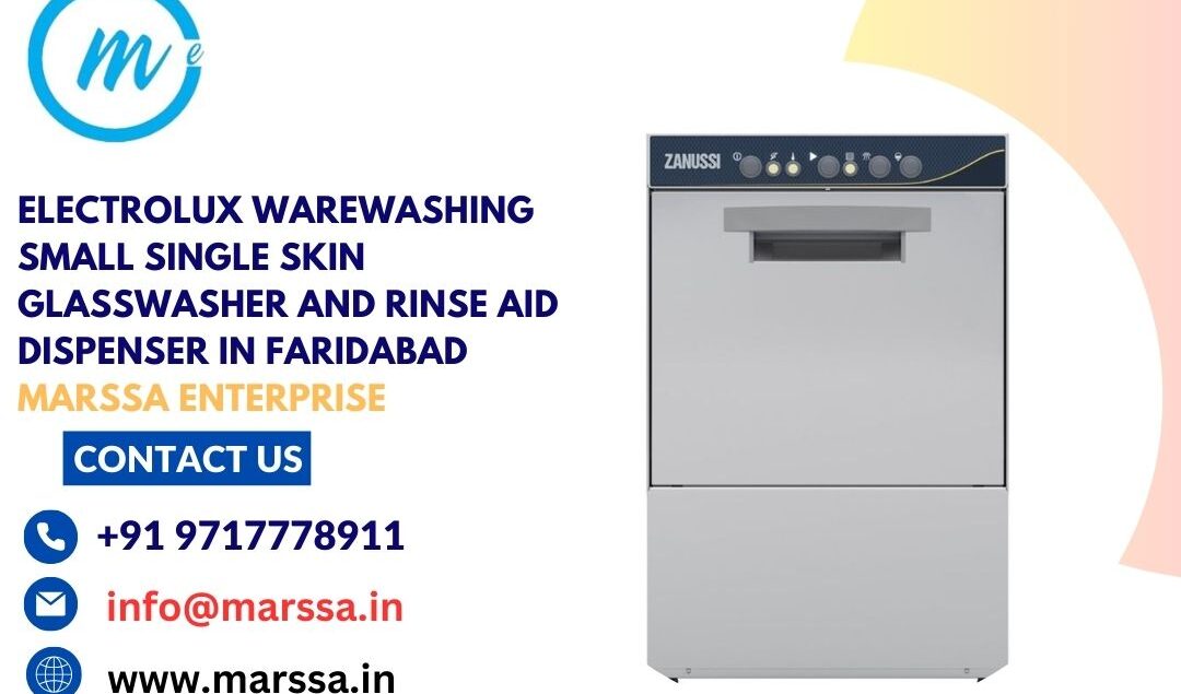 Electrolux Warewashing Small Single Skin Glasswasher and rinse aid dispenser in Faridabad Marssa Enterprise