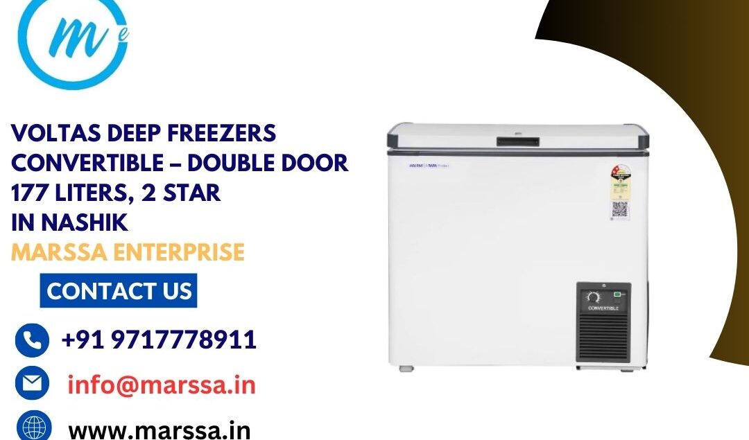 Voltas Deep Freezers Convertible – Double Door 177 Liters, 2 Star in Nashik Marssa Enterprise