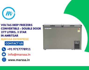 Voltas Deep Freezers Convertible – Double Door 277 Liters, 3 Star in Amritsar Marssa Enterprise