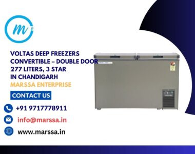 Voltas Deep Freezers Convertible – Double Door 277 Liters, 3 Star in Chandigarh Marssa Enterprise