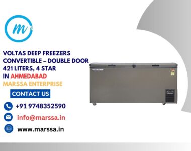 Voltas Deep Freezers Convertible – Double Door 421 Liters, 4 Star in Ahmedabad Marssa Enterprise