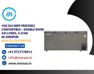 Voltas Deep Freezers Convertible – Double Door 421 Liters, 4 Star in Jodhpur Marssa Enterprise