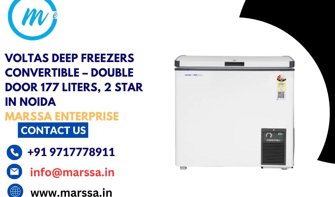 Voltas Deep Freezers Convertible – Double Door 177 Liters, 2 Star in Noida Marssa Enterprise