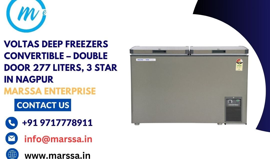 Voltas Deep Freezers Convertible – Double Door 277 Liters, 3 Star in Nagpur Marssa Enterprise