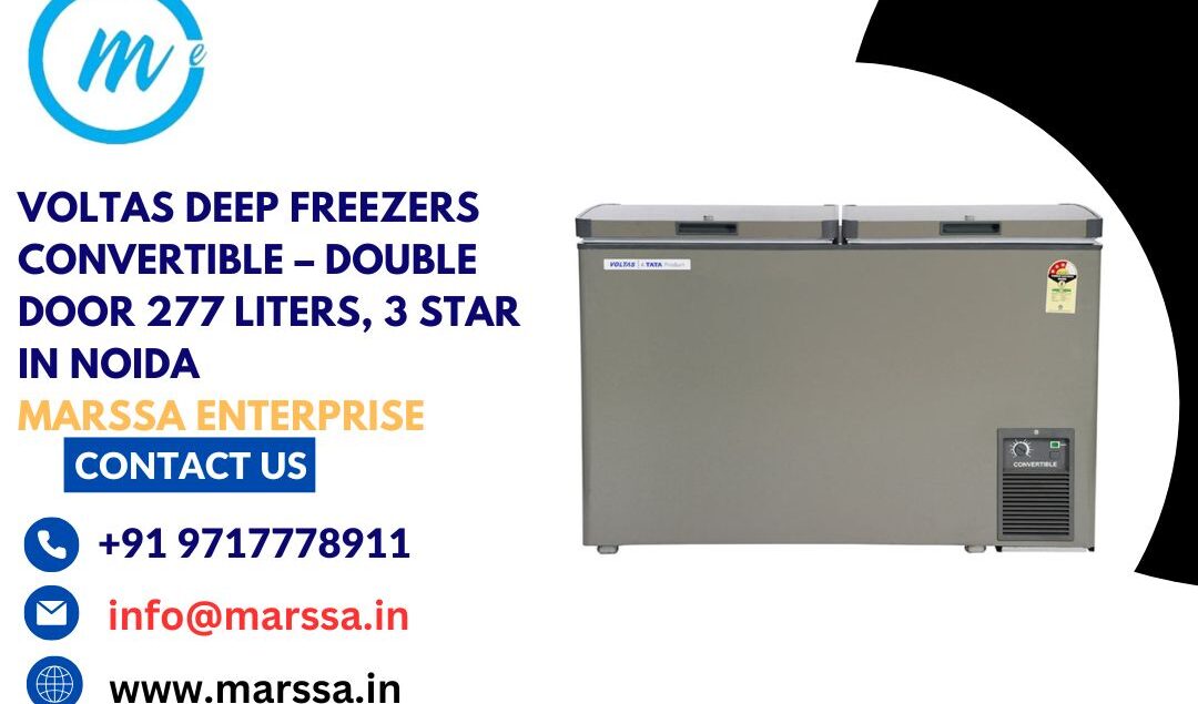 Voltas Deep Freezers Convertible – Double Door 277 Liters, 3 Star in Noida Marssa Enterprise